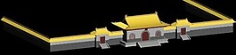 中國古代建筑風格前院后院的大宅子