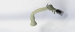 手拿香檳杯式臺(tái)燈3D模型