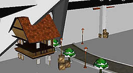 別墅建筑模型