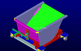 院內垃圾斗3D模型