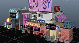 理發(fā)店模型