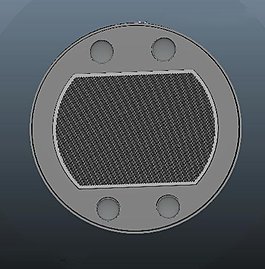 圆音箱模型