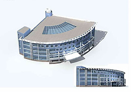 個性建筑群3D模型設計