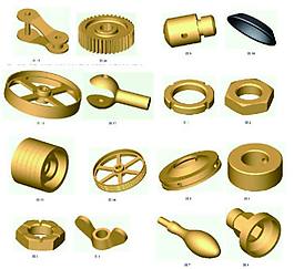 三維機(jī)械設(shè)計(jì)系統(tǒng)基礎(chǔ)練習(xí)圖紙及3D模型
