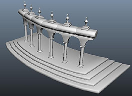 石柱3D模型
