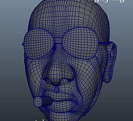 3D人面像游戏模型