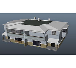 房屋建筑3D游戲模型