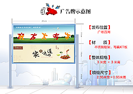 廣告牌示意圖