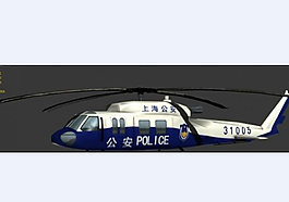 警用直升機(jī)模型