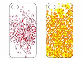 彩色花藤手機殼