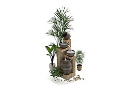 室內(nèi)植物模型造型設(shè)計(jì)