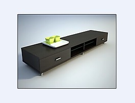 現(xiàn)代簡約直柜模型