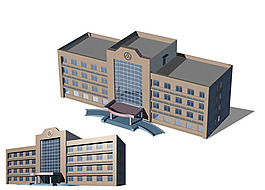 公共建筑辦公樓3D模型