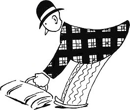 拿起一個箱子的剪輯藝術