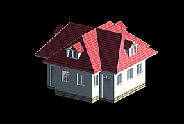 簡約別墅3D模型