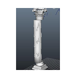 石柱3D模型