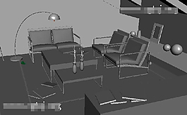 3D室內(nèi)效果模型