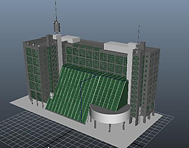 現在建筑房屋模型