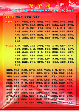 光榮榜