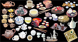 各種古典茶具