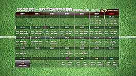 2012歐洲杯賽程表