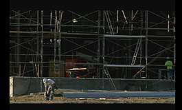 實拍建筑施工視頻素材