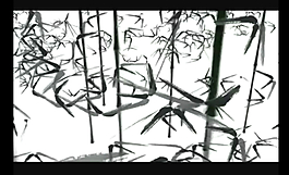 水墨竹子視頻素材