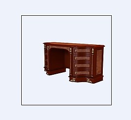 簡約的中世紀(jì)家具模型