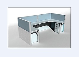 現代格子間模型樣式