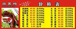 周黑鸭价格表