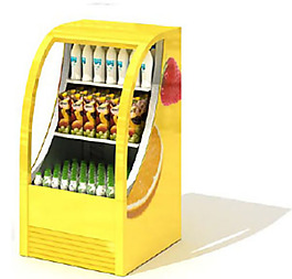 超市飲品置放處
