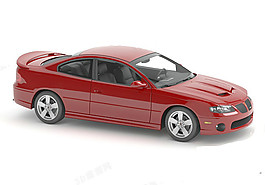 紅色汽車模型