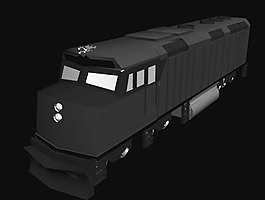 列車頭模型