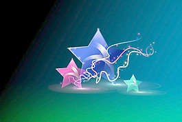 五角星psd素材