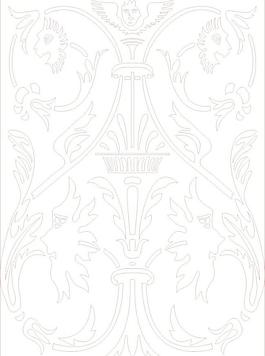 欧式花纹欧花白描图片