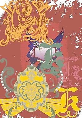 外国欧式布纹图片