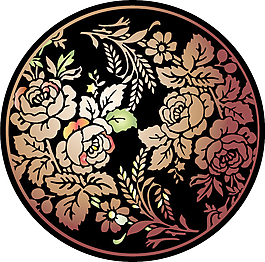 古典傳統花紋