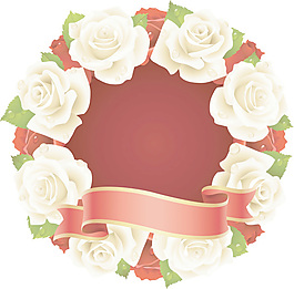 白玫瑰花環(huán)