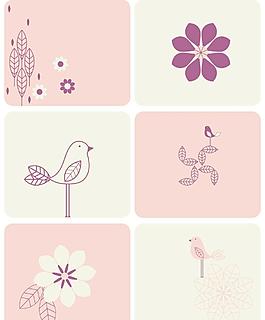花朵和小鳥(niǎo)