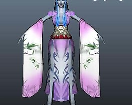 古代美女模型