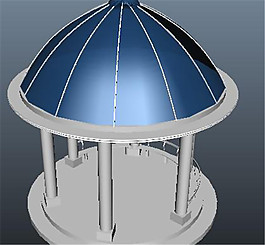 圆顶建筑游戏模型素材