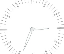 時鐘graduiation分鐘的剪輯藝術