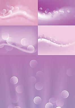 夢幻紫色背景矢量素材