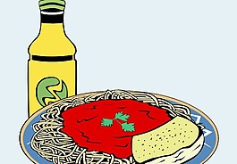 快餐菜单样本FF菜单剪贴画