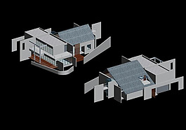 現(xiàn)代別墅3D模型設(shè)計(jì)