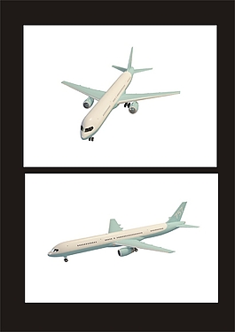 客機3d模型