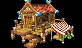 农舍模型