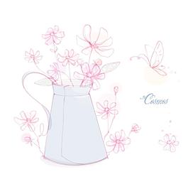 花瓶里的花