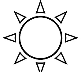 太陽(yáng)的輪廓