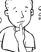 thinkingboy輪廓剪貼畫(huà)